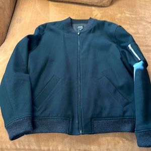 APC Bomber Jacket. 2 front & 1 sleeve pocket. XXL fits like XL. Good condition.